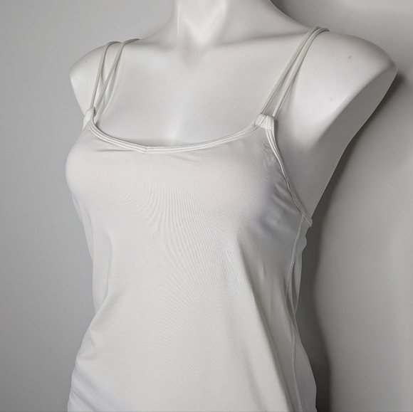 Lululemon White Strappy Breathable Exercise Workout Tank 4 - Picture 2 of 8